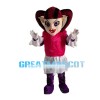 Long Nose Girl With Double Ponytails Mascot Costume