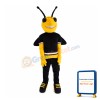 Bee With Long Antennas Mascot Costume
