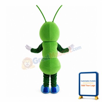 Green Ant With Blue Eyes Mascot Costume
