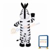 Interesting Zebra With Buck Teeth Mascot Costume