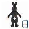 Flexible Grey & White Rabbit Mascot Costume