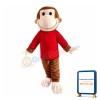 Big Mouth Monkey With Red Top Mascot Costume