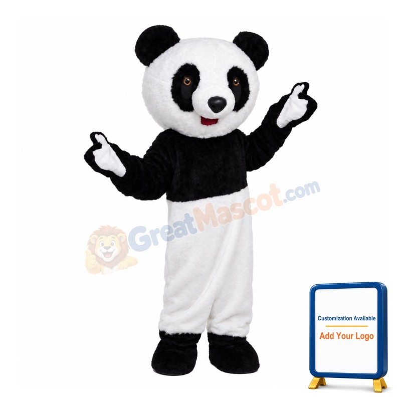 Kind Funny Panda Mascot Costume