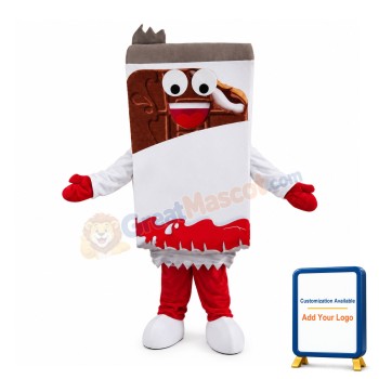 Chocolate Milk Carton Mascot Costume