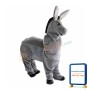 Grey Donkey Mascot Costume