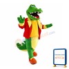 Crocodile Wearing Red Coat Mascot Costume