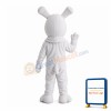 Well-behaved White Dog Mascot Costume