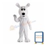 Well-behaved White Dog Mascot Costume