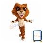 Forceful Wild Lion Mascot Costume
