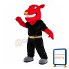 Powerful Sports Red Tiger Mascot Costume