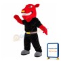 Powerful Sports Red Tiger Mascot Costume