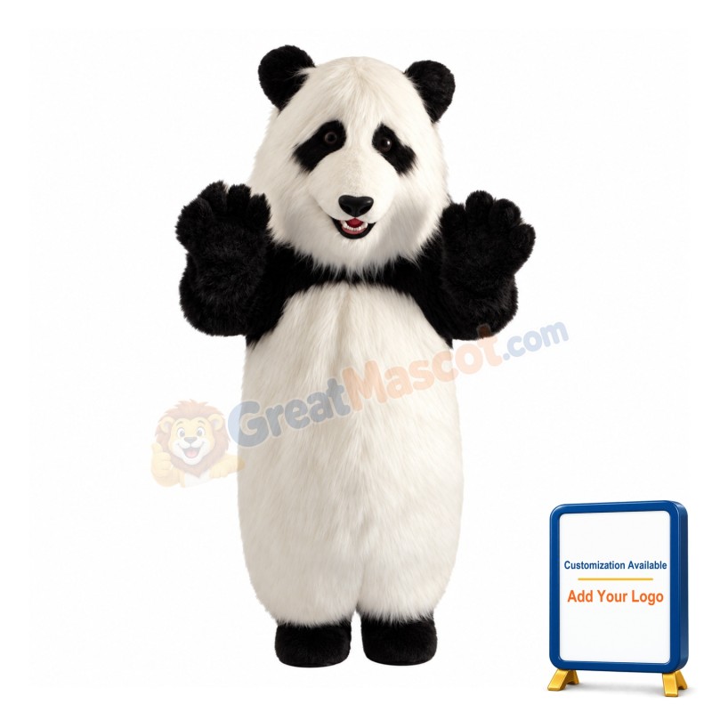 Humorous Fat Panda Mascot Costume