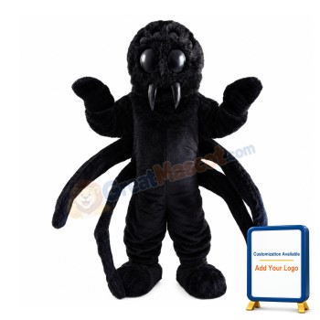 Large Black Spider Mascot Costume