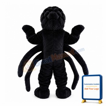 Large Black Spider Mascot Costume