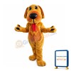 Mischievous Brown Dog Mascot Costume