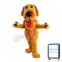 Mischievous Brown Dog Mascot Costume