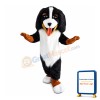 Foolish Black & White Dog Mascot Costume