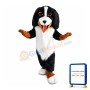Foolish Black & White Dog Mascot Costume