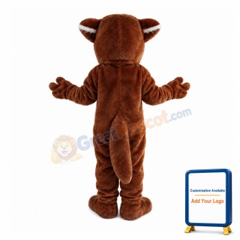 Big Mouth Brown Otter Mascot Costume