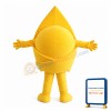 Yellow Soap Dish Mascot Costume