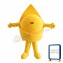 Yellow Soap Dish Mascot Costume