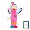 Likable Pink Bird Mascot Costume