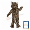 Stout Roaring Leopard Mascot Costume
