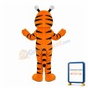 Jumping Tiger With Blue Nose Mascot Costume