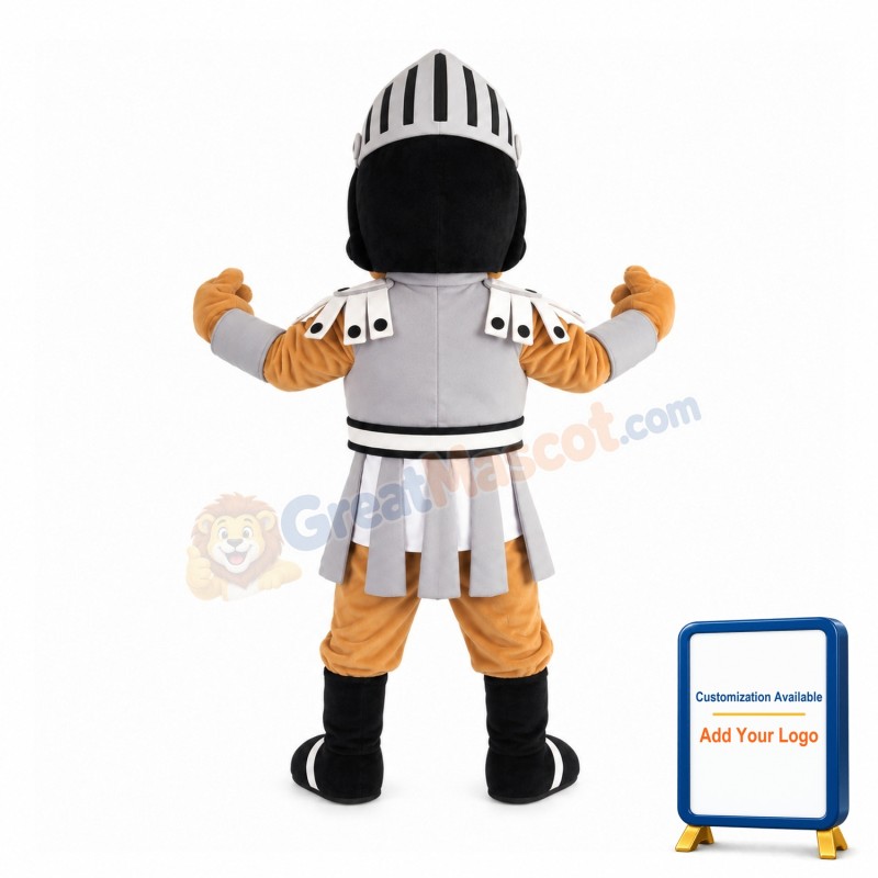 Thrilled Manly Soldier Mascot Costume