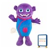 Purple Monster With Coil Ears Mascot Costume