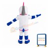Special Look Horse With Pink Horn Mascot Costume