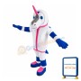 Special Look Horse With Pink Horn Mascot Costume