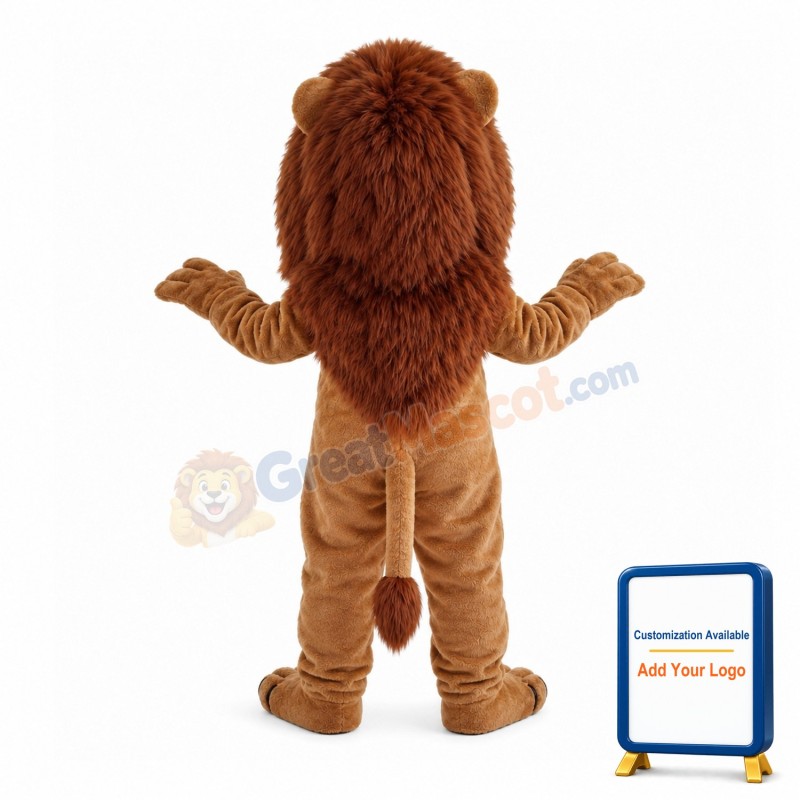 Happy Dancing Lion Mascot Costume