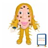 Scary Face Full Of Pockmarks Mascot Costume