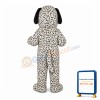 Dense Spots Dog With Blue Eyes Mascot Costume