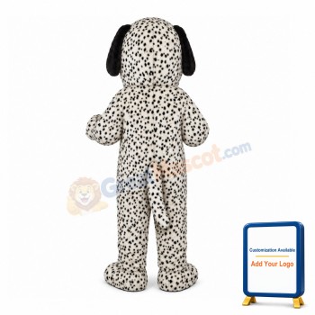 Dense Spots Dog With Blue Eyes Mascot Costume