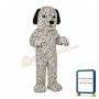 Dense Spots Dog With Blue Eyes Mascot Costume