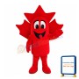 Red Maple Leaf Mascot Costume