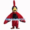 Red Eagle With Black Fur On Chest Mascot Costume