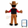 Adventurous Western Cowboy Mascot Costume