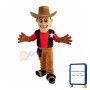 Adventurous Western Cowboy Mascot Costume