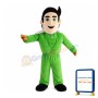 Green Adult Man Mascot Costume
