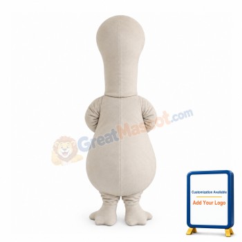 Long Head Plaster Statue Doll Mascot Costume