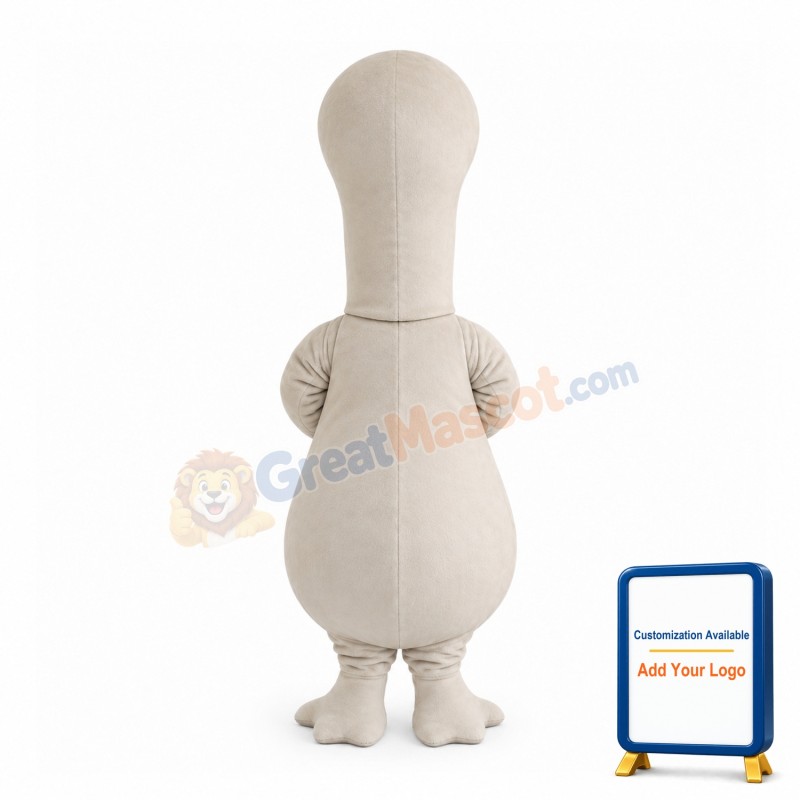Long Head Plaster Statue Doll Mascot Costume