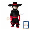 Bearded Darts With Black Coat Mascot Costume