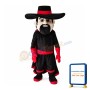 Bearded Darts With Black Coat Mascot Costume