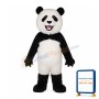 Cheerful Bright Panda Mascot Costume