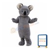 Lovable Grey Koala Mascot Costume