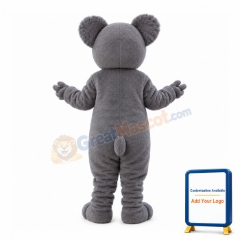 Lovable Grey Koala Mascot Costume