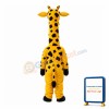 Surprised Yellow Giraffe Mascot Costume